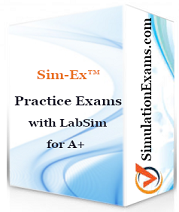 A+ Exam Simulator with labsim BoxShot