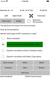 Multiple choice single answers