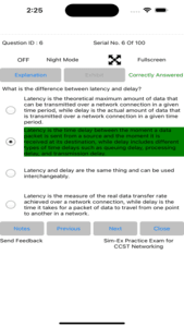 Review questions with explnation